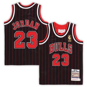 Mitchell & Ness Michael Jordan Chicago Bulls Infant Black 1996/97 Hardwood Classics Eye - catching Authentic Jersey