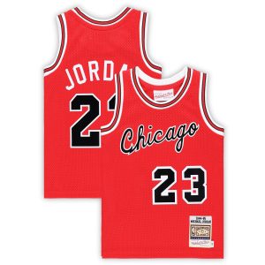 Mitchell Trendy & Ness Michael Jordan Chicago Bulls Infant Red 1984/85 Hardwood Classics Authentic Jersey