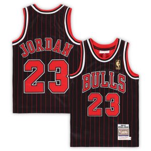 Mitchell & Ness Michael Jordan Chicago Bulls Preschool Black 1996/97 Trendy Hardwood Classics Authentic Jersey