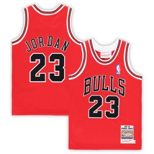 Mitchell & Elegant Ness Michael Jordan Chicago Bulls Toddler Red 1997/98 Hardwood Classics Authentic Jersey