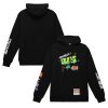 Mitchell & Ness Milwaukee Bucks Black Hardwood Classics Eye - catching Slap Sticker Pullover Hoodie