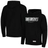Mitchell & Ness Minnesota Timberwolves Black Statement Pullover Trendy Hoodie