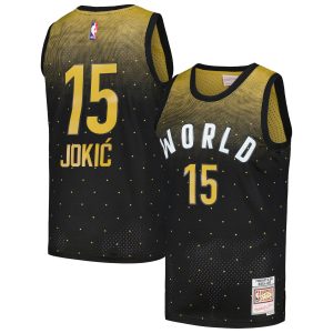 Mitchell & Ness Fabulous Nikola Jokic 2016 NBA Rising Stars Challenge Black Hardwood Classics Swingman Jersey