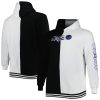 Mitchell & Ness Orlando Magic Black/White Big & Tall Hardwood Classics Split Pullover Eye - catching Hoodie