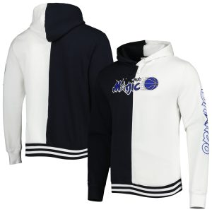 Mitchell & Ness Orlando Magic Black/White Hardwood Classics Fabulous Split Pullover Hoodie