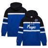 Mitchell Trendy & Ness Orlando Magic Blue/Black Head Coach Pullover Hoodie