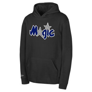Mitchell & Ness Orlando Magic Preschool Black Retro Logo Pullover Gorgeous Hoodie