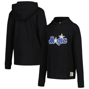 Mitchell & Ness Orlando Magic Youth Black Hardwood Classics Gorgeous Legendary Slub Lightweight Pullover Hoodie