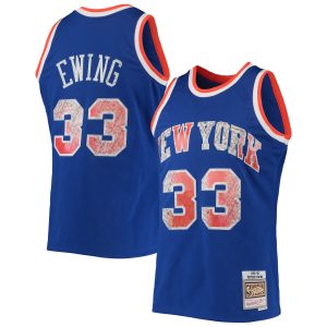 Mitchell & Ness Patrick Fabulous Ewing New York Knicks Blue 1991/92 Hardwood Classics NBA 75th Anniversary Diamond Swingman Jersey