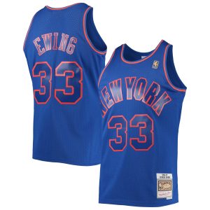 Mitchell & Ness Trendy Patrick Ewing New York Knicks Blue 1996/97 Hardwood Classics Swingman Jersey