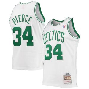 Mitchell & Elegant Ness Paul Pierce Boston Celtics White Hardwood Classics Swingman Jersey