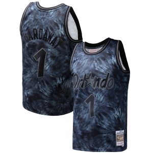 Mitchell & Ness Penny Hardaway Orlando Magic Black Hardwood Classics 1984/85 Tie Dye Chic Swingman Jersey