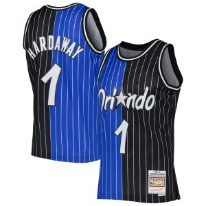 Mitchell & Ness Penny Hardaway Orlando Magic Chic Blue/Black Hardwood Classics 1994/95 Split Swingman Jersey