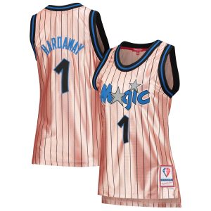 Mitchell & Ness Penny Hardaway Orlando Magic Women's Pink 75th Anniversary Rose Gold Stylish 1993 Swingman Jersey