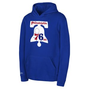 Mitchell & Ness Philadelphia 76ers Toddler Royal Stylish Retro Logo Pullover Hoodie