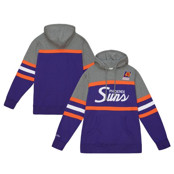 Mitchell & Ness Elegant Phoenix Suns Purple Head Coach Pullover Hoodie