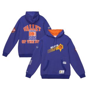 Mitchell & Ness Unique Phoenix Suns Purple Team Origins Fleece Pullover Hoodie