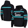 Mitchell & Ness San Antonio Fabulous Spurs Black Head Coach Pullover Hoodie