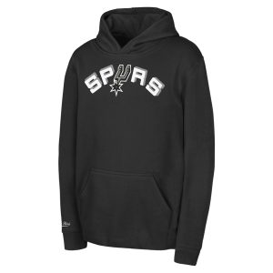 Mitchell & Ness San Antonio Spurs Preschool Gorgeous Black Retro Logo Pullover Hoodie
