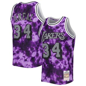Mitchell & Ness Shaquille O'Neal Los Stylish Angeles Lakers Purple 1996/97 Galaxy Swingman Jersey