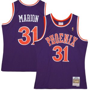 Mitchell & Ness Shawn Marion Trendy Phoenix Suns Purple 2005/06 Hardwood Classics Swingman Jersey