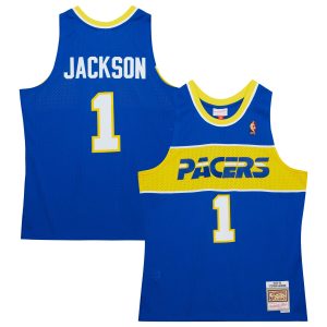 Mitchell & Ness Stephen Jackson Indiana Pacers Elegant Royal 2004/05 Hardwood Classics Swingman Jersey