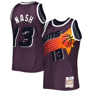 Mitchell & Ness Steve Nash Phoenix Suns Purple 1996/97 Hardwood Premium Classics Off Court Swingman Jersey