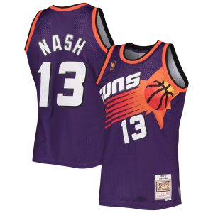 Mitchell & Ness Steve Nash Phoenix Suns Purple 1996/97 Hardwood Classics Swingman Jersey Unique