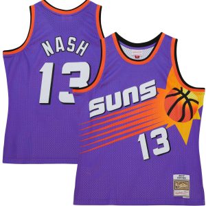 Mitchell & Ness Steve Nash Phoenix Suns Purple Hardwood Classics Unique 1996/97 Tropical Swingman Jersey