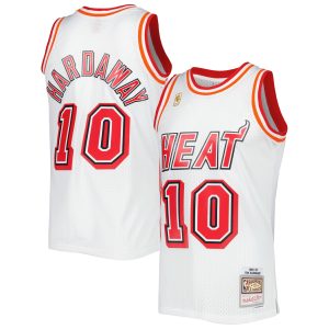 Mitchell & Ness Tim Hardaway Miami Heat White Hardwood Classics Eye - catching Swingman Jersey