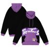 Mitchell & Ness Premium Toronto Raptors Black Hardwood Classics Big Face 5.0 Pullover Hoodie
