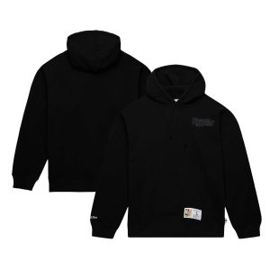 Mitchell & Ness Fabulous Toronto Raptors Black Hardwood Classics Tonal Pullover Hoodie