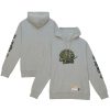 Mitchell & Ness Toronto Raptors Heather Gray Hardwood Classics Ghost Camo Stylish Pullover Hoodie
