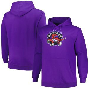 Mitchell & Ness Toronto Raptors Purple Hardwood Unique Classics Big & Tall Pullover Hoodie