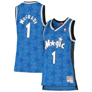 Mitchell & Ness Tracy McGrady Trendy Orlando Magic Women's Blue 2000/01 Hardwood Classics Swingman Jersey