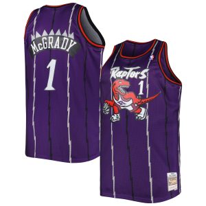 Mitchell & Ness Tracy McGrady Toronto Raptors Purple Big & Tall Hardwood Classics 1998/99 Swingman Premium Jersey