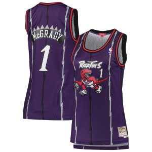 Mitchell & Ness Tracy McGrady Toronto Raptors Fabulous Women's Purple 1998/99 Hardwood Classics Swingman Jersey
