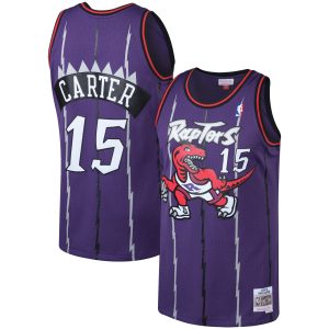 Mitchell & Ness Vince Carter Fabulous Toronto Raptors Purple 1998/99 Big & Tall Hardwood Classics Swingman Jersey