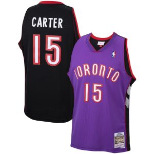 Mitchell & Ness Vince Carter Toronto Gorgeous Raptors Purple 1999/00 Hardwood Classics Swingman Jersey
