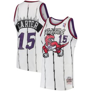Mitchell & Ness Fabulous Vince Carter Toronto Raptors White 1998/99 Hardwood Classics Swingman Jersey