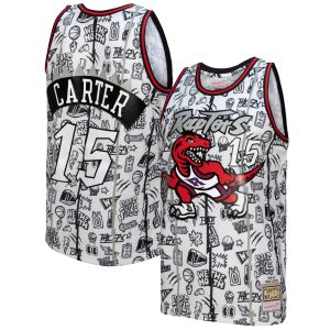 Mitchell & Ness Vince Carter Toronto Raptors Premium White 1998/99 Swingman Jersey