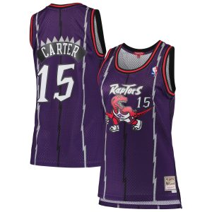 Mitchell & Ness Vince Carter Toronto Raptors Women's Purple 1998/99 Hardwood Classics Swingman Jersey Premium