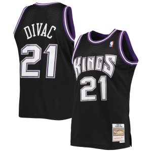 Mitchell & Ness Vlade Divac Sacramento Kings Black 2000/01 Hardwood Chic Classics Swingman Jersey