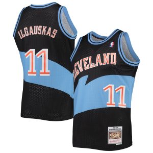 Mitchell & Ness Zydrunas Ilgauskas Cleveland Cavaliers Black Hardwood Eye - catching Classics Swingman Jersey