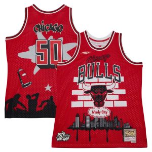 Mitchell & Ness x Tats Cru Chicago Bulls Red Hardwood Classics Fashion Fabulous Jersey