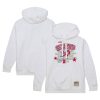 Mitchell & Ness x Tats Cru Philadelphia 76ers White Hardwood Classics Eye - catching Brick Pullover Hoodie