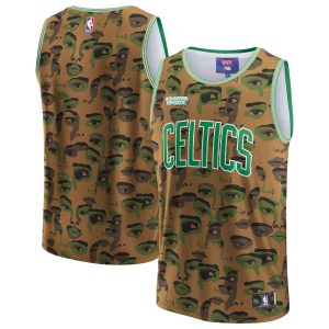 NBA & KidSuper Studios by Fanatics Boston Celtics Unisex Brown Hometown Elegant Jersey