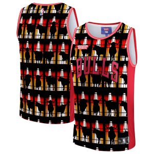NBA & KidSuper Studios by Fanatics Chicago Unique Bulls Unisex Red Hometown Jersey