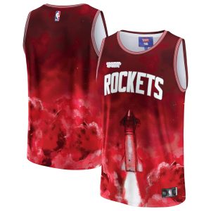 NBA & KidSuper Studios by Fanatics Houston Stylish Rockets Unisex Red Hometown Jersey