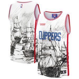 NBA & KidSuper Studios by Fanatics LA Gorgeous Clippers Unisex Gray Hometown Jersey
